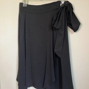 Amour Vert Lizzie Black Wrap Skirt